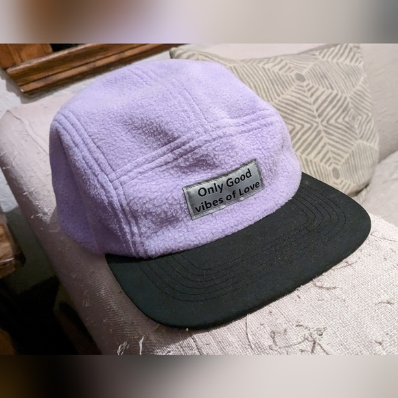 Fleece cap 5 pannel snapback One size unisex adjustable perfect fit - Picture 6 of 13